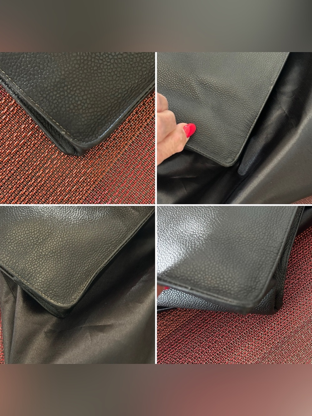 CHANEL Black Caviar Leather CC Tote - Picture 6 of 16